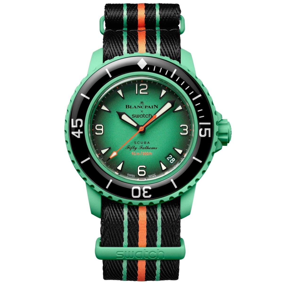 Blancpain x Swatch Scuba Fifty Fathoms Indian Ocean Blancpain x Swatch Scuba Fifty Fathoms "Indian Ocean" - Image 1