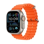 Apple Watch Ultra 2 [GPS + Cellular 49mm] Titanium Case with - Orange Ocean Band